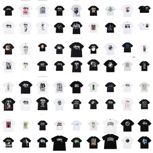 Camiseta de Manga Corta para Hombre y Mujer, 100% Algodón, Estampado de Letras, Corte Holgado, 280 Gramos - Product Image 1