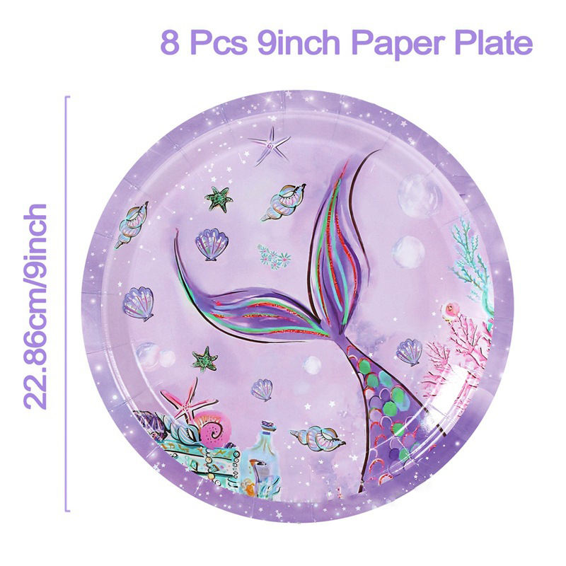 9 pouces plaque 8pcs