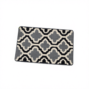 Tapis classique vintage en polyester à poils ras 2x5, antidérapant, lavable en machine, résistant à l'usure, brun taupe clair, pour entrée, couloir, cuisine - Product Image 4