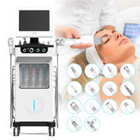 Appareil de soin du visage Hydra Dermabrasion 14 en 1, nettoyage en profondeur, lifting du visage, jet d'oxygène, soin du visage à l'eau, machine à bulles d'oxygène