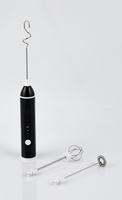 Mini mixeur plongeant rechargeable, mousseur à lait, batteur à café et œufs, mixeur multifonction, fouet, usage domestique et extérieur, 3 vitesses, faible bruit