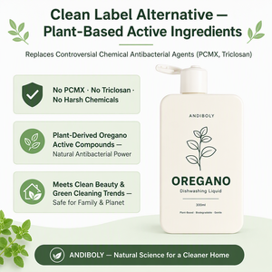 Liquide <span class=keywords><strong>vaisselle</strong></span> antibactérien concentré à l'origan, dégraissant <span class=keywords><strong>naturel</strong></span> à base de plantes <span class=keywords><strong>pour</strong></span> restaurants et cuisines, vente en gros OEM en vrac - Product Image 2