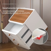 Boîte de rangement en plastique moderne multicouche ShenYu de 60 pouces, blanche, pour la maison, le bureau, l'organisation des tiroirs, la vie quotidienne