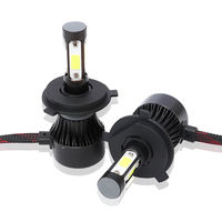 DEAO Phare LED X7 à quatre faisceaux, 6000K, à éclats croisés, nouveau, étanche, pour voiture, 12V, 12000 Lumens, Rétrofit/Amélioration