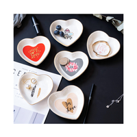 Présentoir de bijoux en porcelaine, plat en céramique pour bagues et accessoires de bijouterie, décoration de maison minimaliste