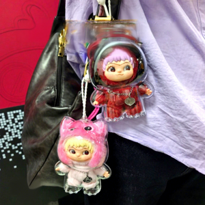 Étui de protection transparent pour la série WAKUKU on a Roll, boîte de présentation de haute qualité pour blind box, pochette transparente en PVC pour charms, vente en gros - Product Image 2