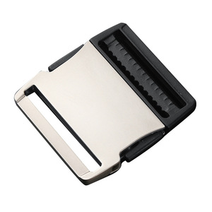 Hebilla de placa de aleación plateada de 38 mm ajustable para accesorios de cinturón de bolso - Product Image 4