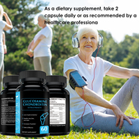 Vitahealthy Factory Supply Glucosamine Chondroïtine MSM Capsule Avec Curcuma soutien à la santé des articulations Glucosamine capsules