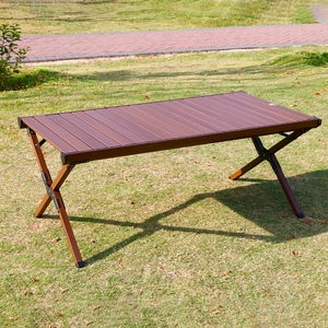 Table pliante <span class=keywords><strong>de</strong></span> camping à vente chaude, en alliage d'aluminium, table à roulettes, table pliable <span class=keywords><strong>de</strong></span> jardin, <span class=keywords><strong>de</strong></span> pêche, <span class=keywords><strong>de</strong></span> randonnée et <span class=keywords><strong>de</strong></span> camping - Product Image 4
