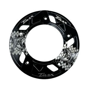 Pour Baphomet pour YAMAHA TMAX2017-2021 Tmax530 Tmax 560 alliage de titane noir ceinture poulie couverture décoration moto pièces - Product Image 1
