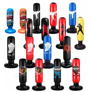 Hot Sell 2022 Fitness Home Gym 63 Inch High Quality Inflatable <strong>Freestanding</strong> <strong>Punch</strong> <strong>Bag</strong> Kids Inflatable Punching <strong>Bag</strong> for Kids - Product Image 3