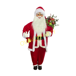 Alta qualità decorazione di natale all'ingrosso buon natale modelli musicali Animatronic natale con campana - Product Image 4