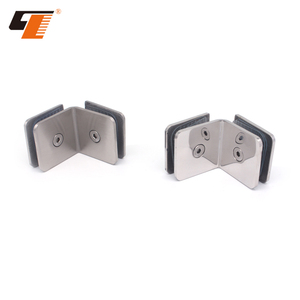 Hot Bán L-Hình Dạng Đôi Hình Chữ Nhật Kính Clip Standoff Kẹp Hiện Đại Nhiều Màu Thép Không Gỉ Chất Lượng Cao Cấp Kẹp Cho Thủy Tinh - Product Image 2