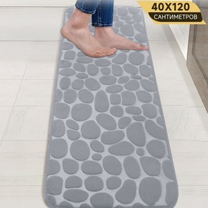 Alfombra de Baño Vast Ocean de 40X120 Cm, Absorbente, Antideslizante, de Terciopelo Coral - Product Image 3