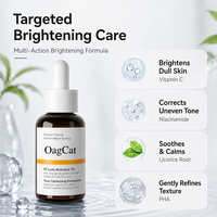 Sérum Visage Éclaircissant et Unifiant OEM/ODM 7% VC Lumi Activator avec Acide Azélaïque et Acide Kojique pour un Teint Lumineux 30ml