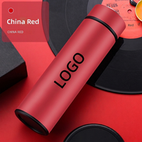 Thermos intelligent avec affichage de la température, en acier inoxydable 304, portable pour voiture, corps droit, isolation sous vide, anti-chute, tasse personnalisable