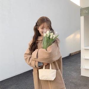 بيع بالجملة حقيبة حمل قماشية للتسوق قابلة لإعادة الاستخدام مع شعار مطبوع حسب الطلب - Product Image 2