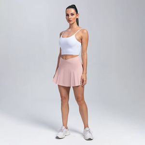 KUAIQIU 2025, nuevo estilo, falda deportiva de cintura alta para mujer, LICRA/nailon, ropa deportiva de verano - Product Image 5
