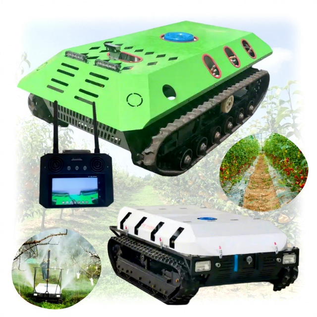 Automatic Crawler Agriculture Pesticide Sprayer Trigger Gearbox Pump High Pressure Spray High Productivity for Farm Orchard Use