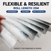 Tissu plissé laminé en aluminium FRS, occultant métallisé, réfléchissant la chaleur, matériau pour stores de fenêtre, transmission de la lumière inférieure à 3%