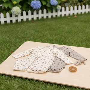 Conjunto de Pelele para Bebé Niña Peekaboo, Mameluco para Recién Nacida y Atuendo para Sesión de Fotos de 100 Días, Ropa de Exterior para Uso Diario, 95% Algodón - Product Image 3