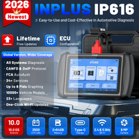 XTOOL InPlus IP616 Outil de diagnostic OBD2 avec 31 services de réinitialisation, programmeur de clés auto, contrôle bidirectionnel, mise à jour gratuite