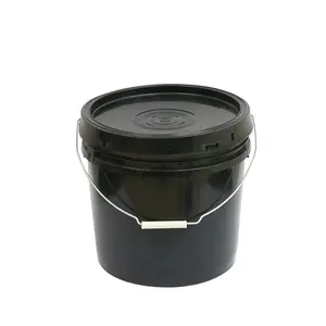 Personalização profissional 10L redondo plástico balde redondo para produtos químicos líquidos