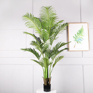 Árbol bonsái decorativo para el hogar, macetas de plástico para paisajismo, palmera de interior moderna - Product Image 5