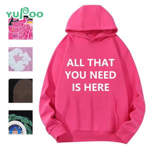 Felpa con Cappuccio in Cotone di Alta Qualità con Stampa Spider 1.1, 450gsm, Logo Spiderring, Felpa Casual <span class=keywords><strong>da</strong></span> Uomo - Product Image 1