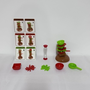 Juego de Mesa Mini DIY HN, Juego de Mesa de Plástico para Jugar a las Casitas, Juguete Educativo de Clasificación, Apilamiento y Encaje para Niños - Product Image 2