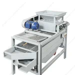 Prix usine automatique acier inoxydable noix de pécan amandes pistache noix de cajou décorticage machine à casser ligne de production