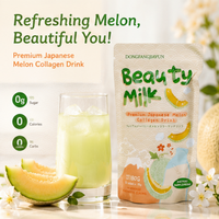 Poudre de boisson beauté au melon miel et au collagène Gluta, marque privée, antioxydante, blanchissante pour la peau, produit de beauté