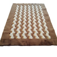 Golden Abstract Carpet Luxus Schlafzimmer Dekoration Großflächige Teppiche Sofa Seiten teppiche für Wohnzimmer Soft Fluffy Lounge Boden matte