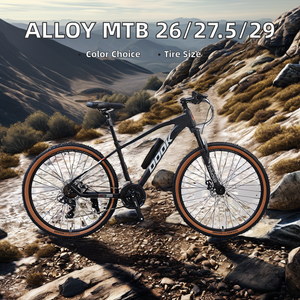 Fabricantes al por mayor Speed Adult Mountain Bicycle 26/27.5/29 Aleación de aluminio Downhill Bike Steel Carbon Skin Tire Mtb Bike - Product Image 3