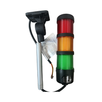 Feux de signalisation à LED magnétiques, ambre, 12V 24V, balise rotative d'urgence pour véhicule, lampe de signalisation pour camion, grue