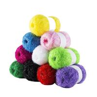 En stock – Fil à cils en nylon double plume multi-spécifications 1,3 cm 2 cm 9NM 11NM, entièrement teint, anti-boulochage