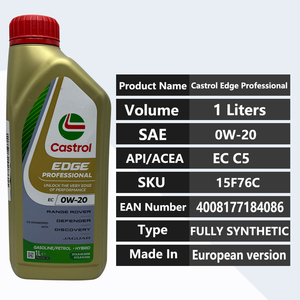 รับประกันคุณภาพ น้ำมันเครื่องสังเคราะห์แท้ <span class=keywords><strong>0W20</strong></span> C5 รุ่นยุโรป 1 ลิตร 15F76C 4008177184086 สำหรับรถยนต์ Jaguar Land Rover - Product Image 6
