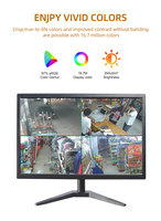 Pas cher LED PC Gaming Display VGA HD TN Panel 16:10 Noir Blanc Moniteur pour la surveillance CCTV