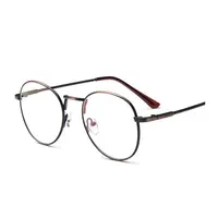 Mode große Schild runde rote Qualität gummi beschichtete Brille für Männer Brillen mit Tiger Print Metall Leser Frau 2021