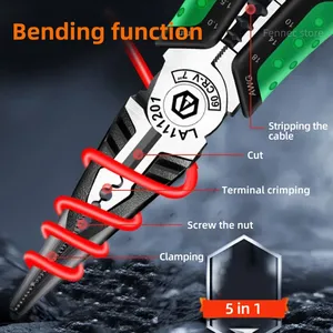 Tronchesi multifunzione per cavi LAOA/<span class=keywords><strong>naso</strong></span> lungo/pinza diagonale da 7 pollici per elettricista utensili manuali per uso industriale - Product Image 5