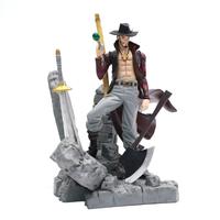 21cm Um Pedaço De Ação Figura Mihawk Dracule Com Espada Anime Colecionável  Modelo Brinquedos # Hr7j De $230,14