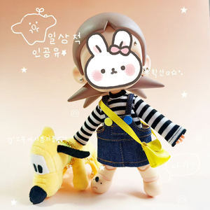 Hanya Pakaian Zsiga Gazi, Rok Kakak, Rok Denim Keren, Rok Lucu, Ga, Boneka Kartun, Pakaian Ganti, Kain Cina - Product Image 3