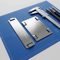 Plaque de marquage Kableclip KL en acier inoxydable détachable de 3,5 pouces x 3/4 pouce pour applications électriques industrielles