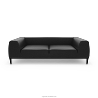 Ensemble de bureau exécutif moderne et contemporain en cuir, base métallique, plusieurs couleurs, utilisation hospitalière, mobilier commercial, design unique