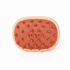 Brosse de massage portative double couleur en TPR avec coussin d'air pour animaux de compagnie, pour chiens et chats à poils longs et courts, outil de toilettage pour <span class=keywords><strong>la</strong></span> salle de bain - Product Image 3