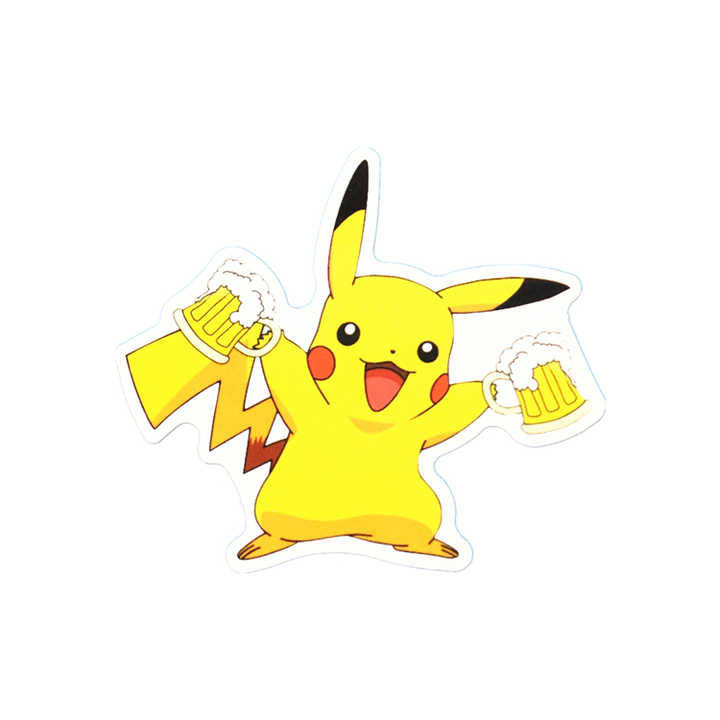 Sticker autocollant holographique - Pikachu - Pokemon - Stickers