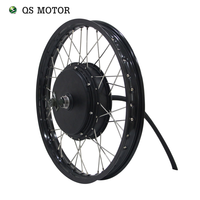 QS/SIA 17/18/19 pouces 3000W 205 50H V3TI 650 tr/min 3/4/5T Kit de roue de moteur de moyeu de roue à rayons pour roue arrière et avant de vélo électrique