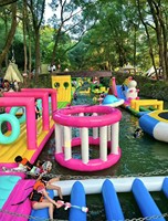Parc aquatique gonflable pas cher, jeux d'été, divertissement à domicile, utilisation commerciale en mer, capacité supérieure à 500 kg, à vendre
