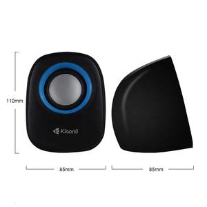 Kisonli-Mini deflector V360 <span class=keywords><strong>para</strong></span> ordenador, reproductor de música portátil con USB, <span class=keywords><strong>Subwoofer</strong></span>, Audio de escritorio, 2,0 - Product Image 5