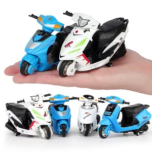 Имитация миниатюрных автомобилей детская инерционная игрушка мотоцикл металлическая модель HN878968